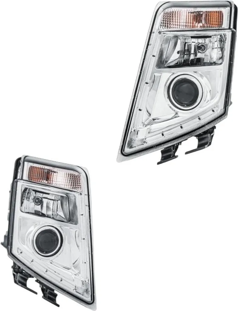 Phares HELLA LED 24V H7/H7 Haute Visibilité pour Camion Volvo FM