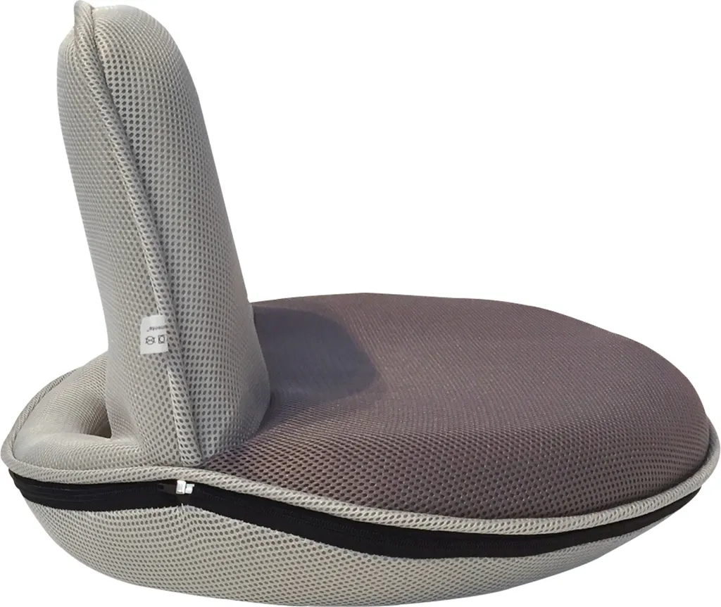 Chaise de méditation grise Rebecca Mobili, rembourrage doux et pliable