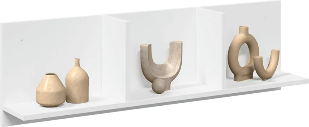 Maison Exclusive - Armadio a muro 100x16,5x30 cm Bianco Materiale ligneo
