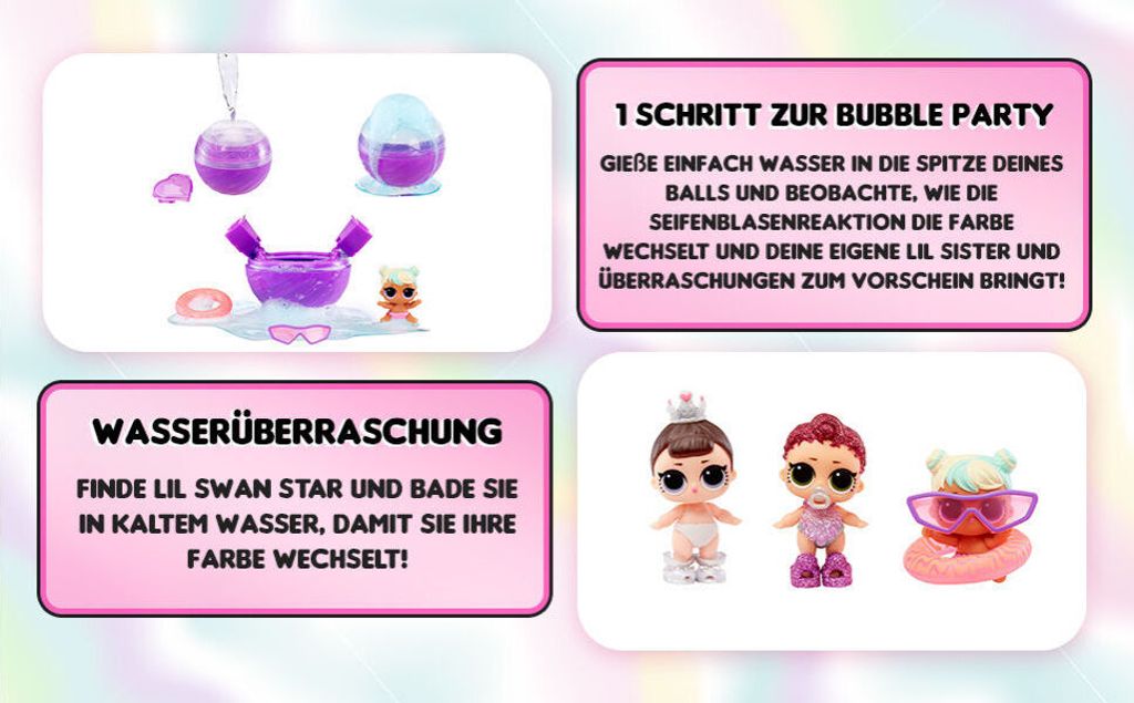 L.O.L. Surprise Bubble Surprise Lil Sisters Asst  119791EU Produktbild 4