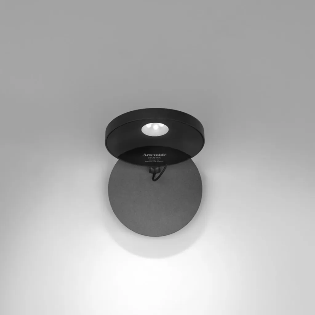 Applique murale LED design Artemide Demetra W orientable grise 1731010A