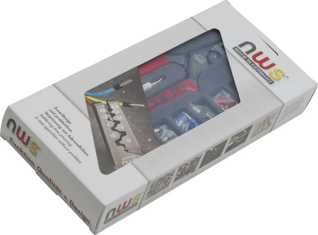 Coffret pince à sertir avec embouts de câble pour câblage propre - 2