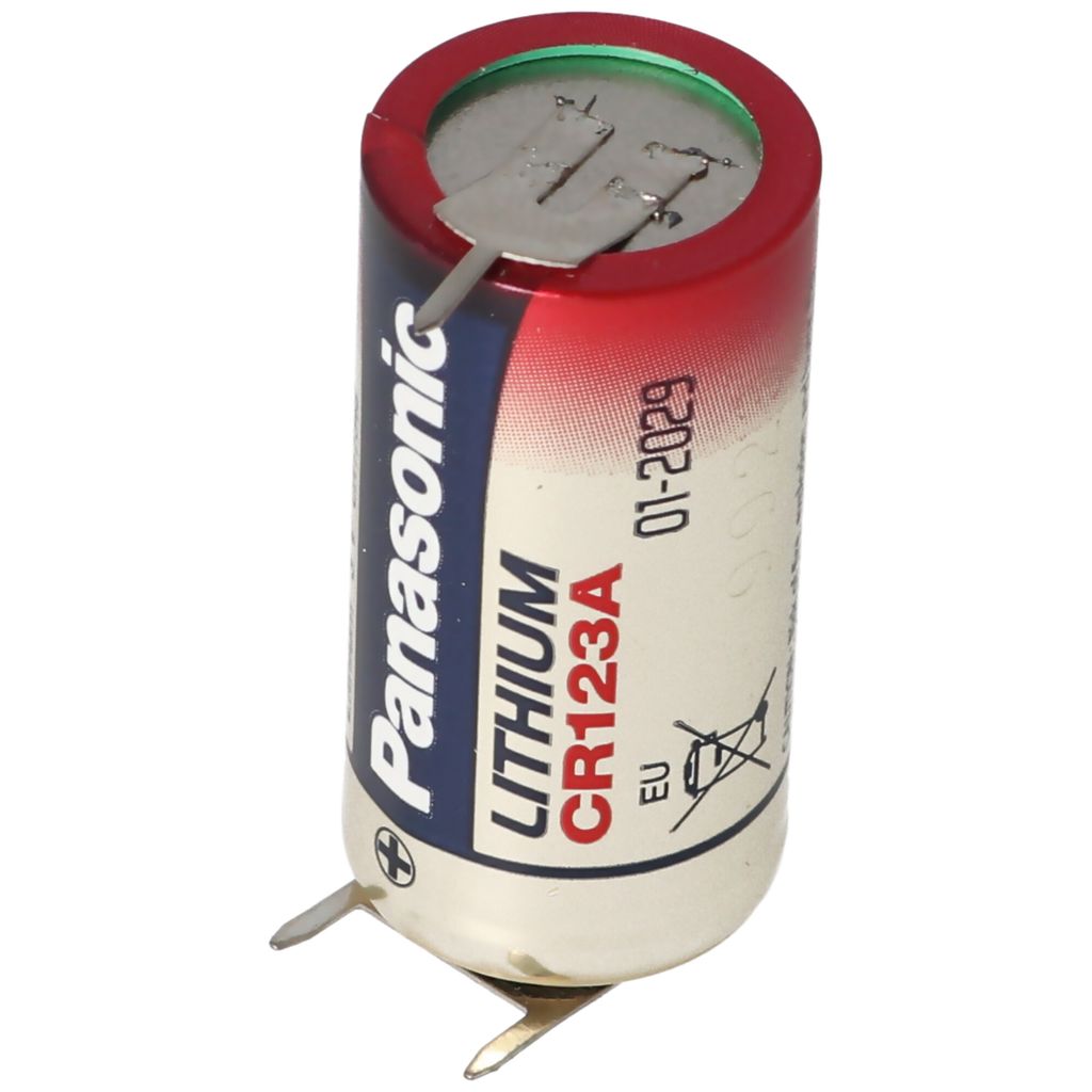 Pile CR123A avec connexion d'impression à 3 voies, Image du produit 