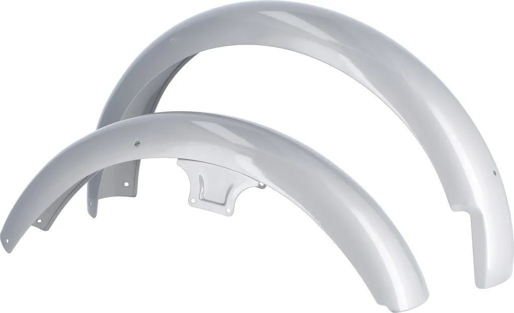 Set de garde-boue Simson S50 S51 S70 coloris argent peint - Kit carénage