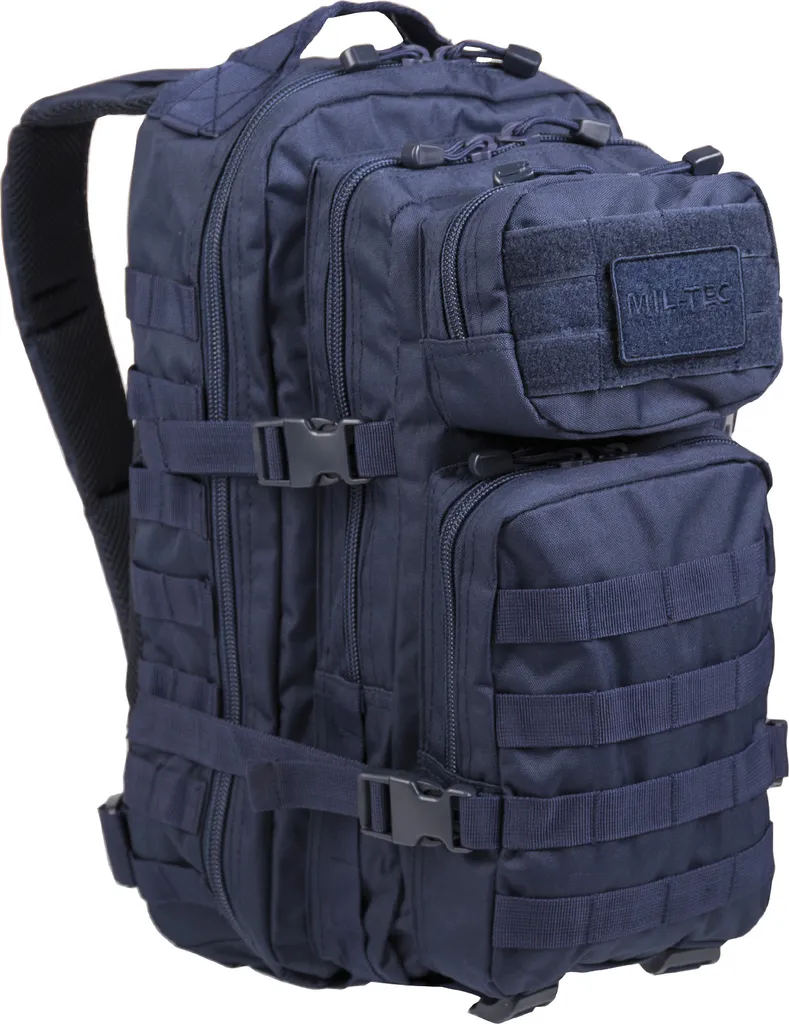 Mil-Tec US Assault Backpack Small, blu scuro, 20L