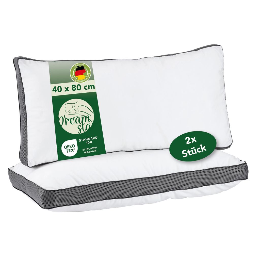 Cuscini comfort | Set da 2, 40 x 80 cm |  Cuscini adatti a Immagine del prodotto 