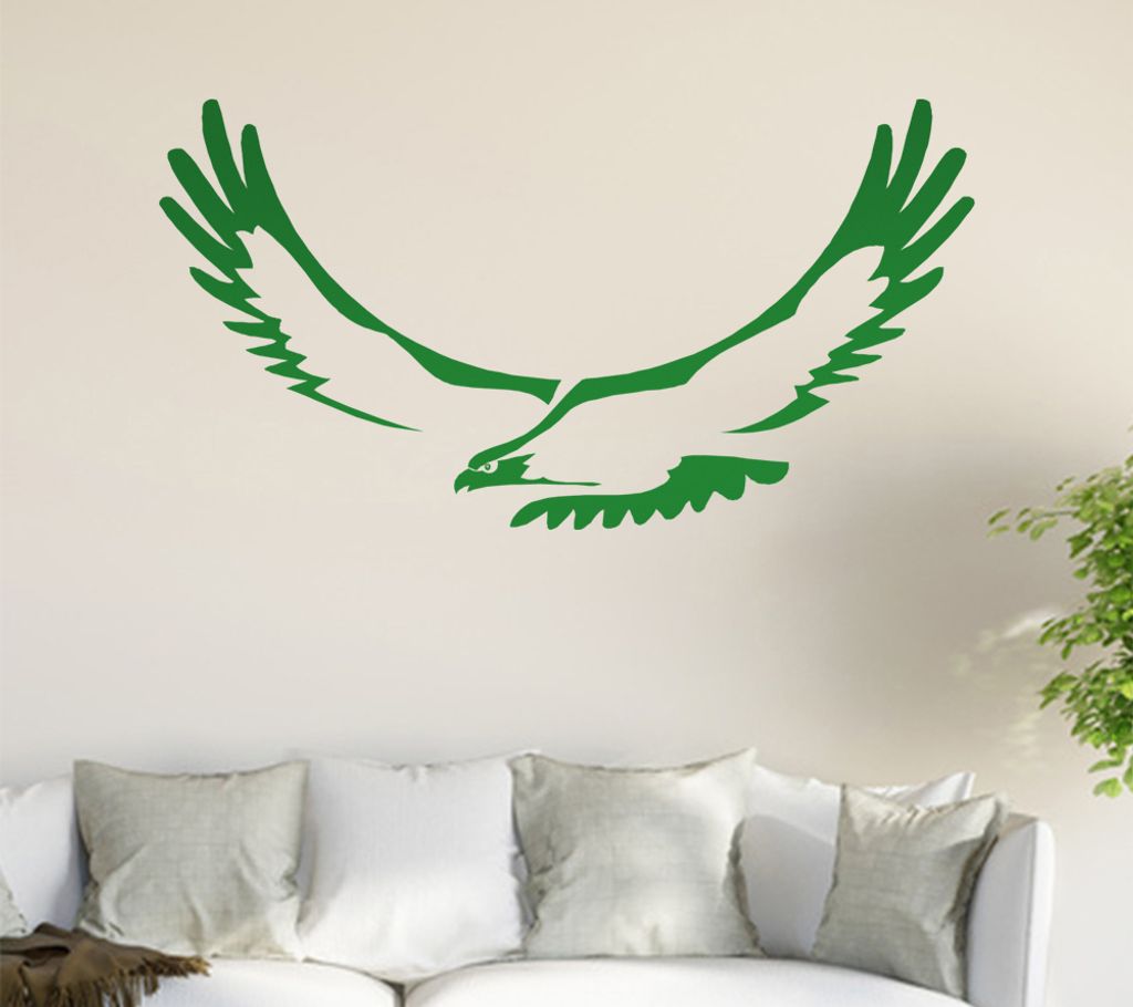 Adler Wandtattoo in 6 Größen - Wandaufkleber Wall Sticker - Dekoration, Küche, Wohnzimmer, Schlafzimmer, Badezimmer