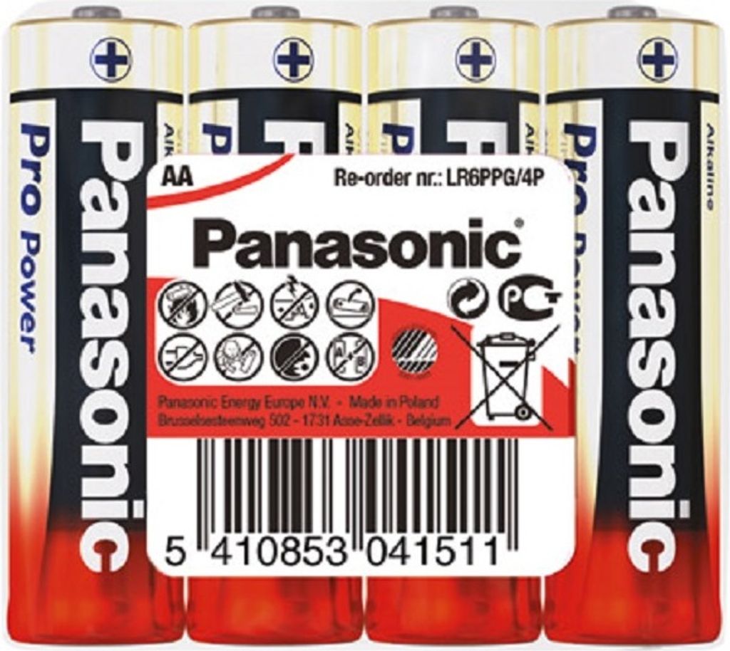 Panasonic AA Mignon Pro Power Batterie 1,5V 4er Set