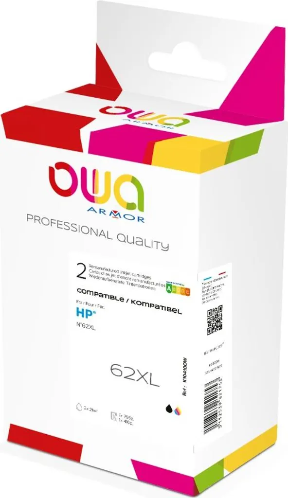 Multipack Armor OWA K10410OW XL per Stampanti HP - 4 Color Set