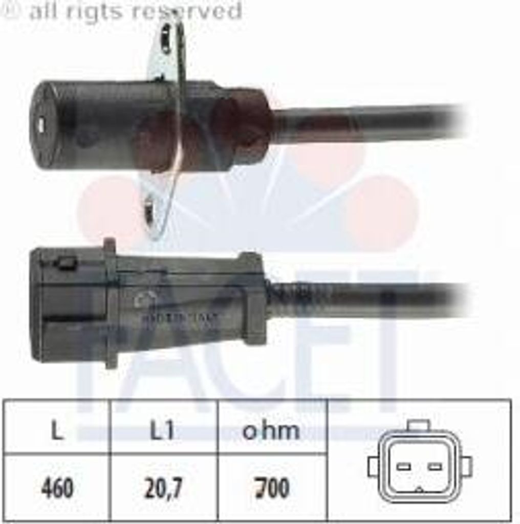 Facet Impulsgeber, Schwungrad 9.0005