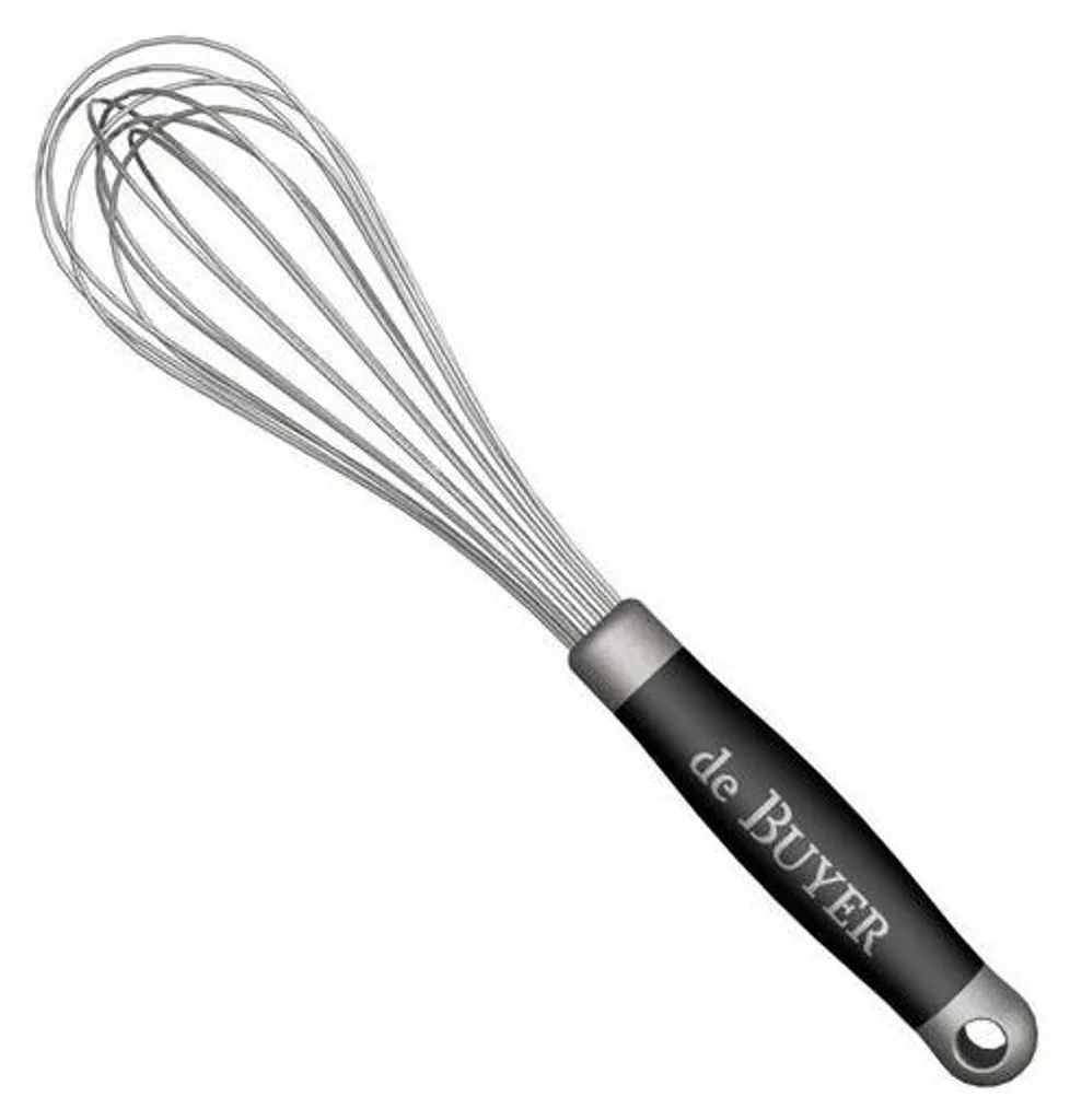 Frusta De Buyer - Acciaio inossidabile e polipropilene, manico antiscivolo, lavabile in lavastoviglie, 40 cm