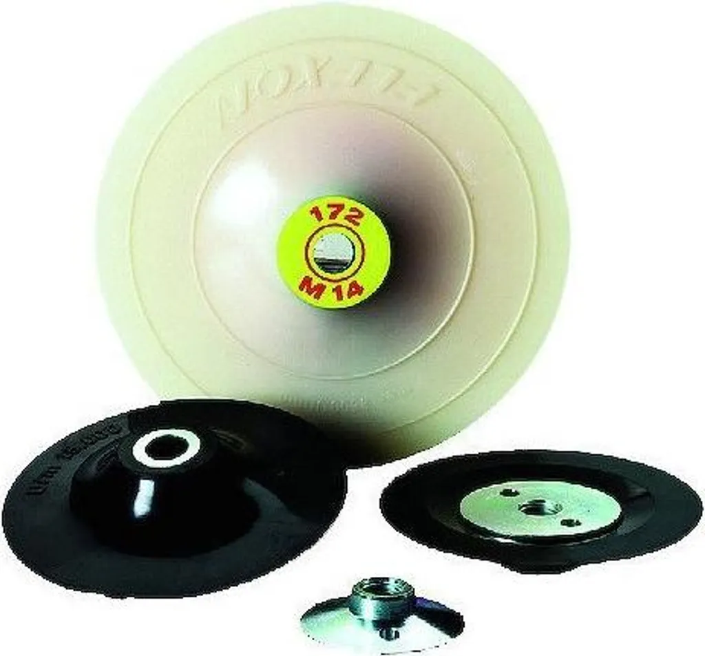 Plateau de Ponçage D125 pour Disque Fibre - Idéal pour Décapage Métal