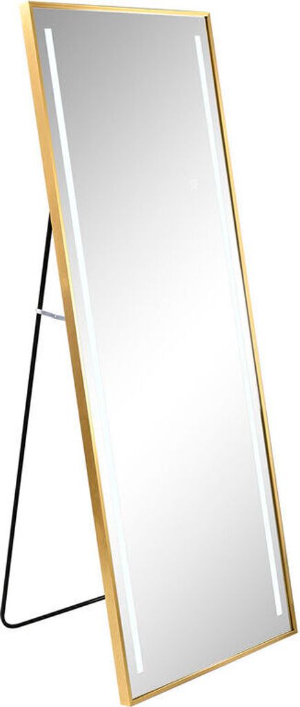 Ankleidespiegel Home ESPRIT Gold Aluminium 60 x 5 x 165 cm