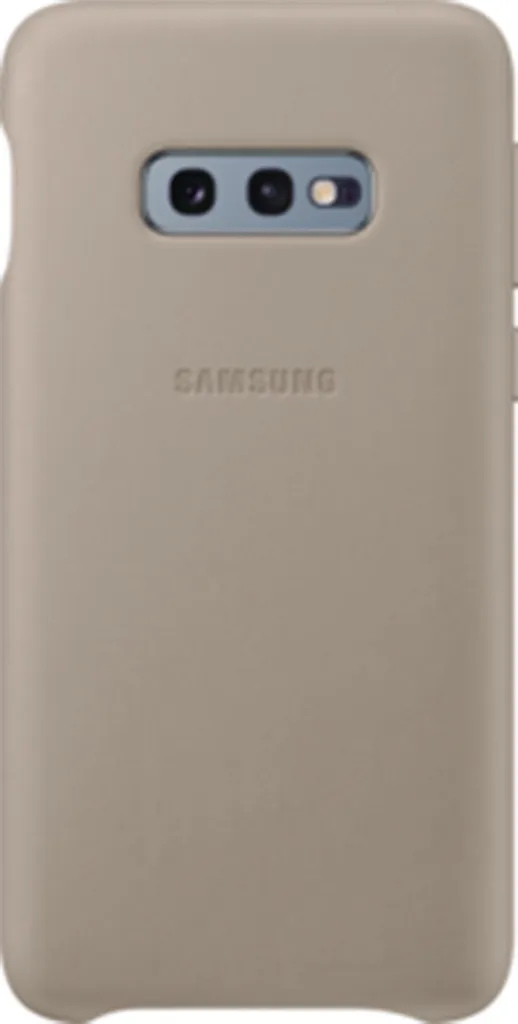 Étui de Protection Galaxy S10e en Cuir Gris Samsung EF-VG970LJ