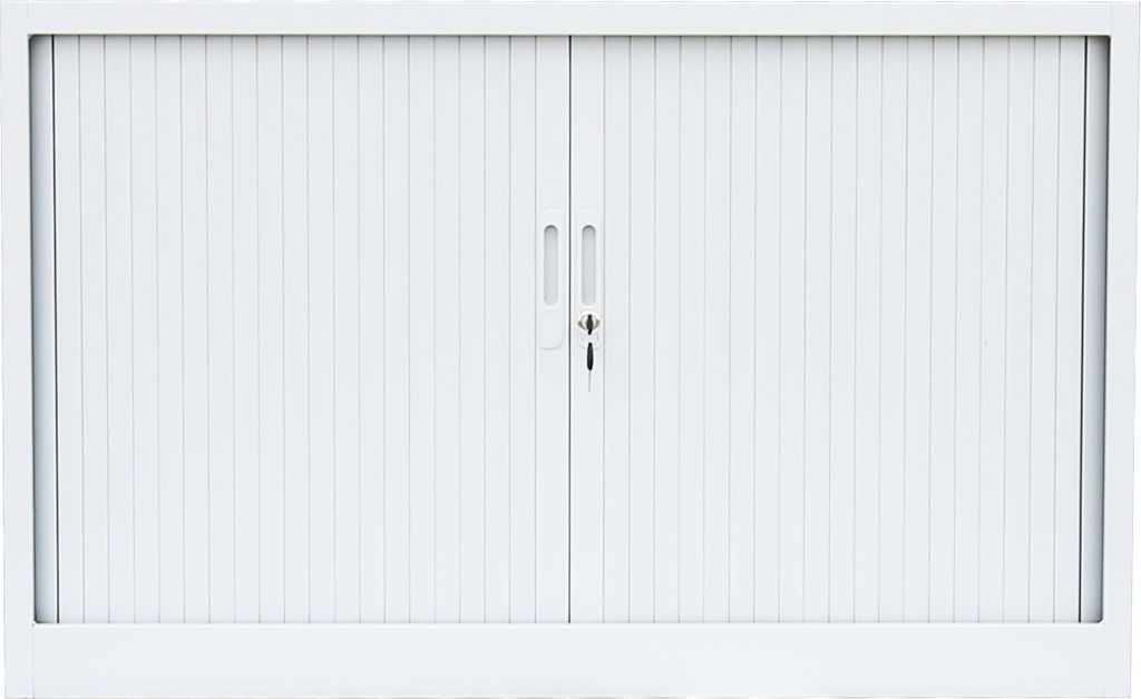 Querrollladenschrank Sideboard Rollladenschrank Weiß 1050 x 1200 x 460 mm 555137