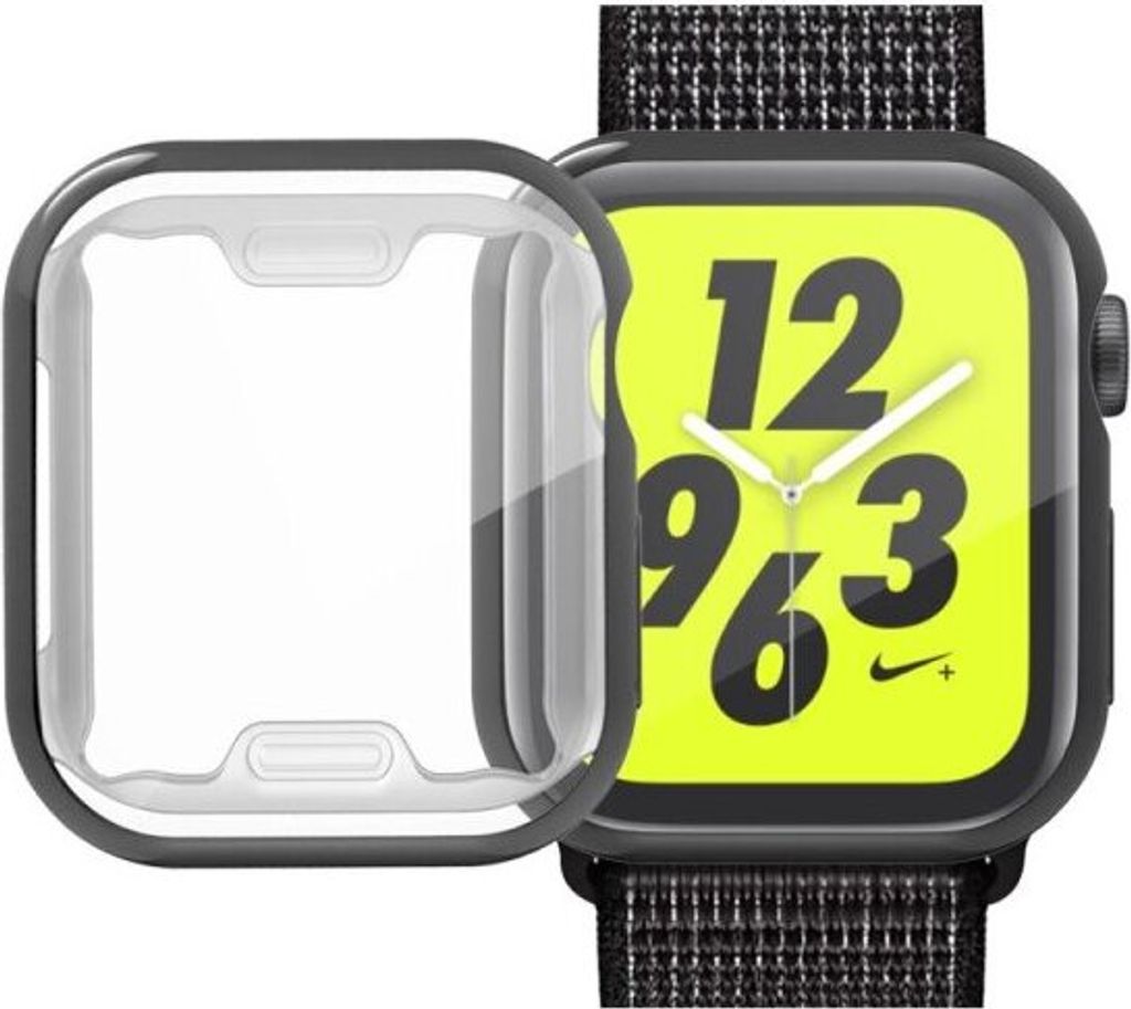 Schutzhülle für Apple Watch 4 & 5 40mm TPU Case Displayschutz Hülle Tasche Schwarz