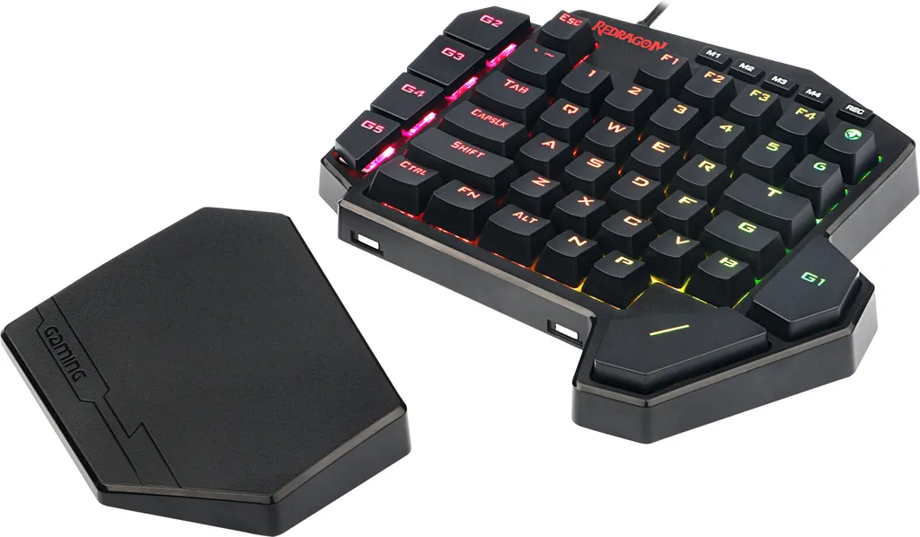 Clavier de jeu mécanique rétroéclairé RVB avec repose-main amovible