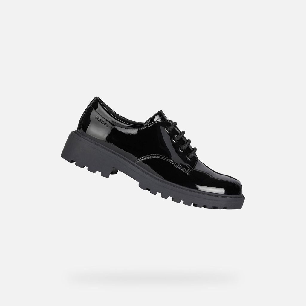 Geox Schwarze Mädchen-Sneaker Casey 40