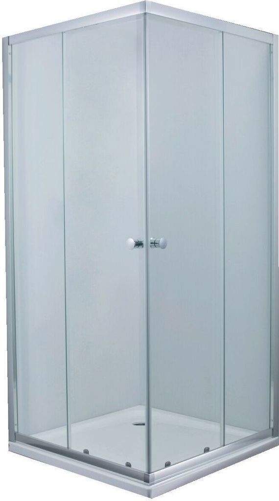 Primaster Eckdusche Easy-5 Schiebetür 90 x 90 cm Klarglas Produktbild 