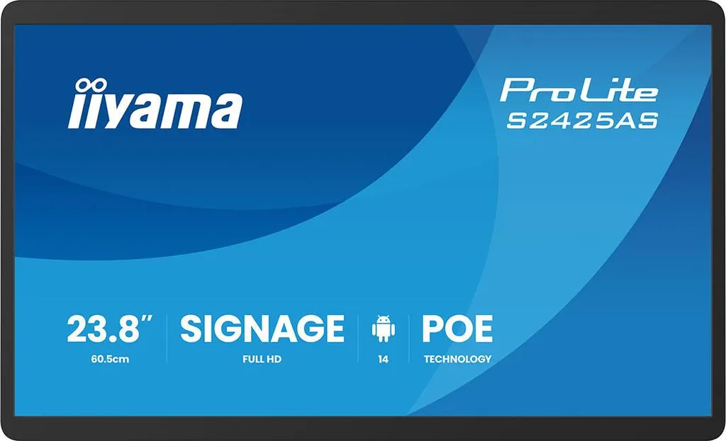 Écran Iiyama S2425AS-B1P 16:9 avec Dalle IPS Haute Fidélité et USB-C