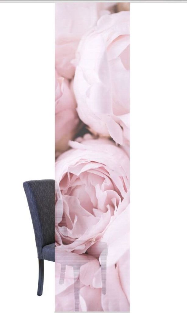 Home Wohnideen Schiebevorhang Digitaldruck Bambus-Optik "Rosana" 260 x 60 cm Rose