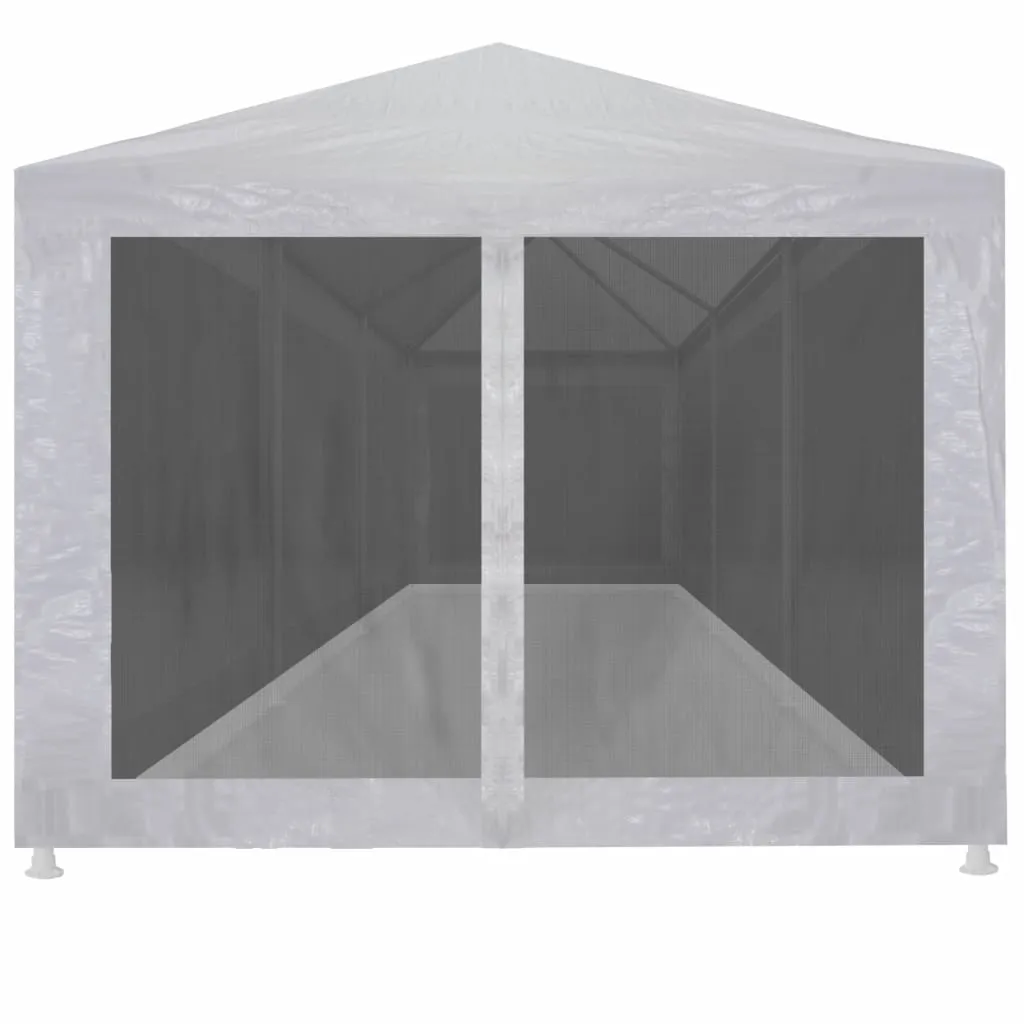 vidaXL Tenda per Feste 9x3 m con 8 Pareti in Rete | Gazebo Eventi