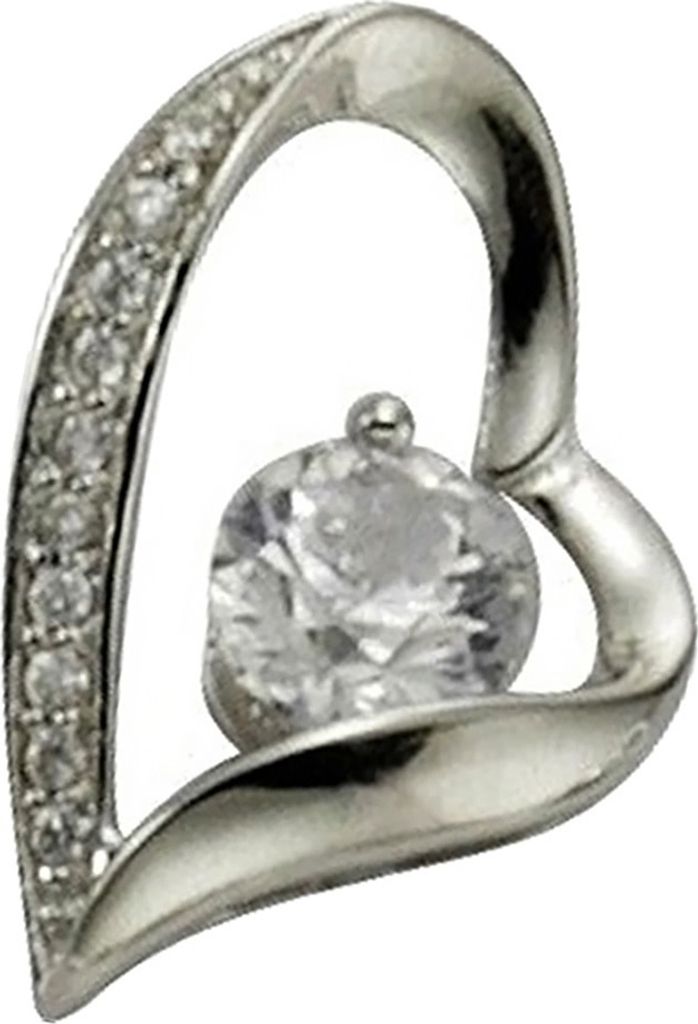 KISMA Schmuck Anhänger Herz für Ketten Sterling Silber 925 D2KIH0105-008