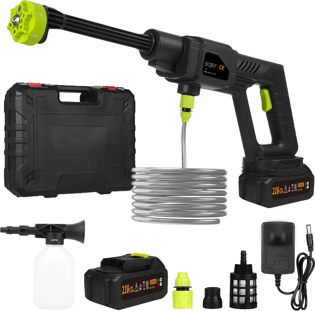 Idropulitrice a Batteria per Casa e Giardino - 21V con Valigetta Kit