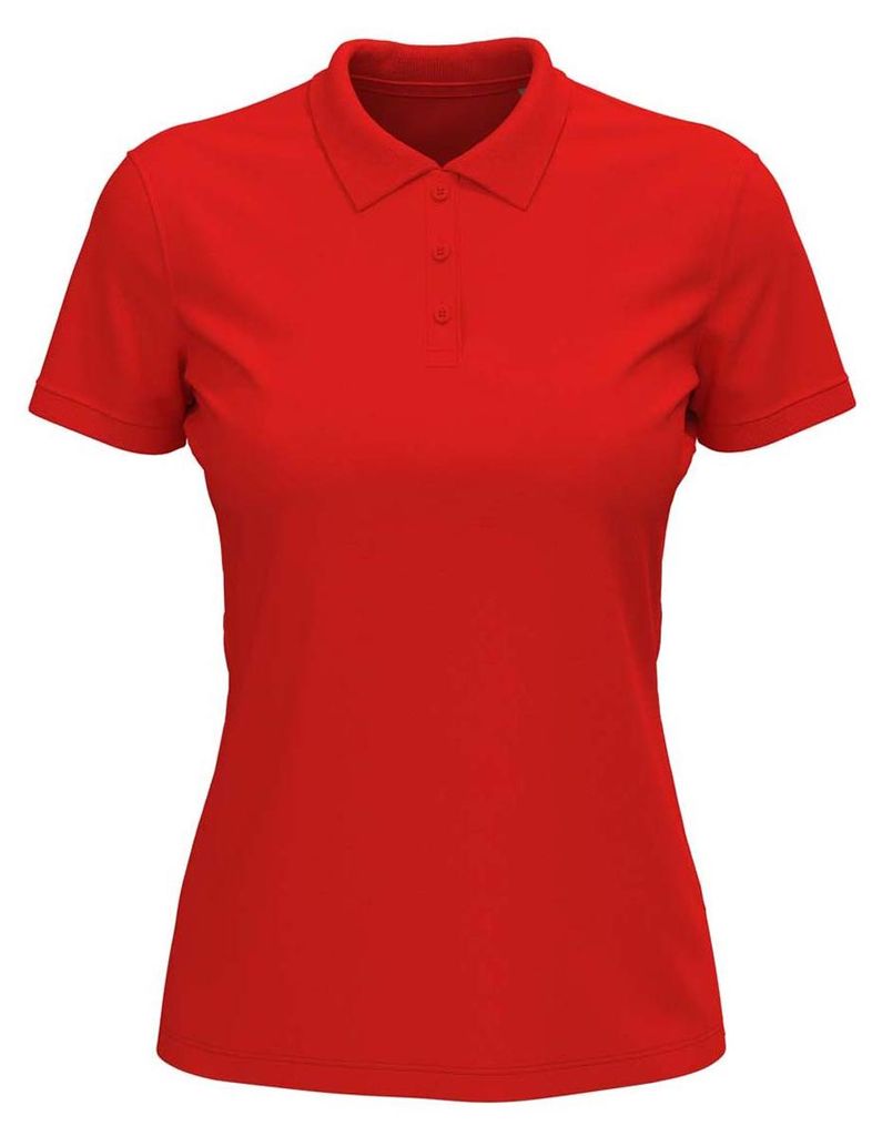 Stedman - "Lux" Poloshirt für Damen LT3915 (XL) (Scharlachrot)