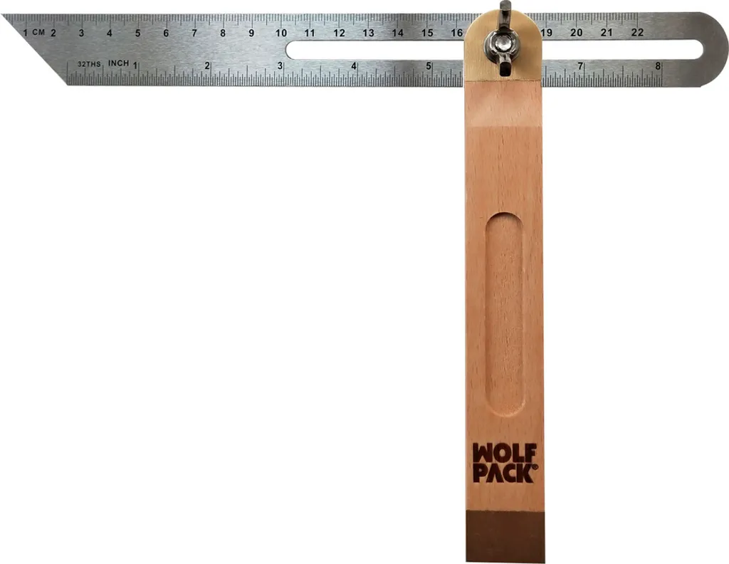 Squadra di Precisione 250mm con Scala - Bordo Smussato Anti-Errore