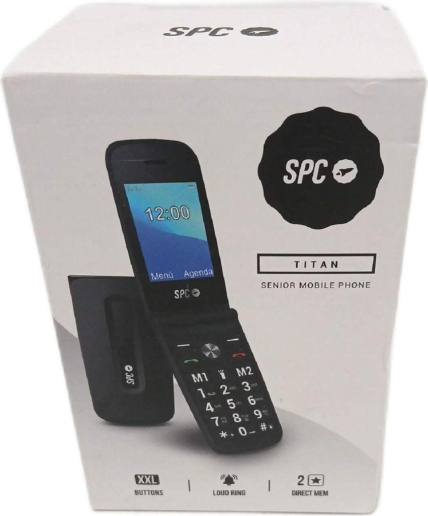 SPC Titan Klapphandy ältere Menschen Große Tasten leicht Produktbild 