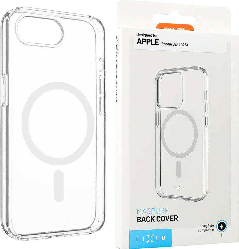 Étui iPhone 16e Fixed MagPure transparent avec support MagSafe intégré - 2
