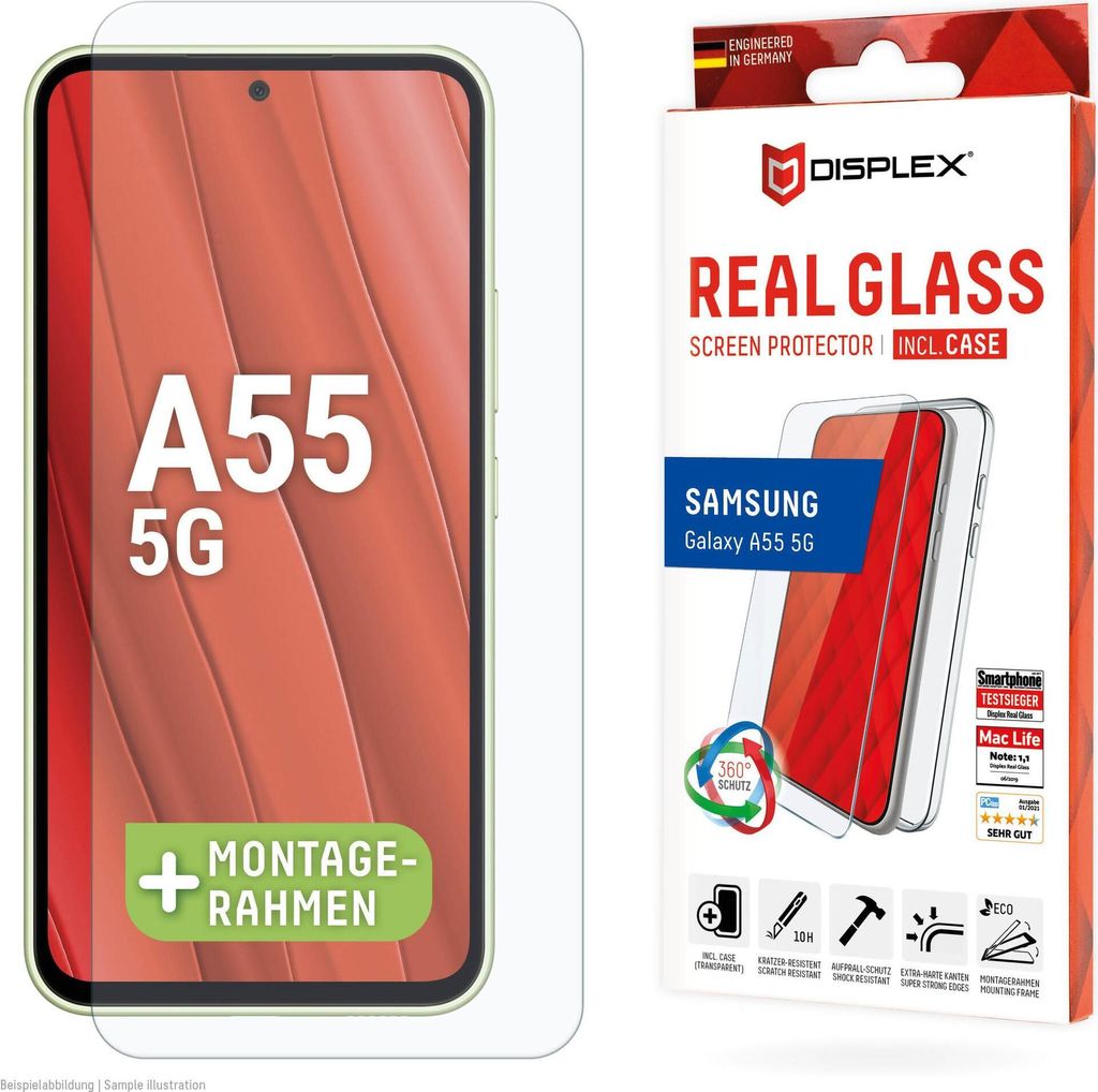Displex Premium pack : vitre + étui - Samsung Galaxy A55 5G Image du produit 