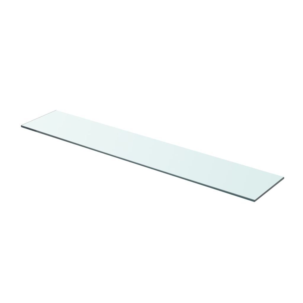 Mensola in vetro trasparente 80 cm x 15 cm Immagine del prodotto 