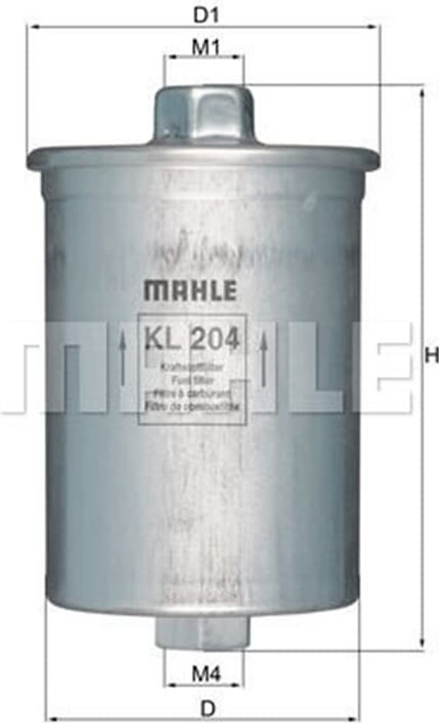 Mahle Kraftstofffilter für Alfa Ferrari Fiat Jaguar Peugeot Saab VW Volvo