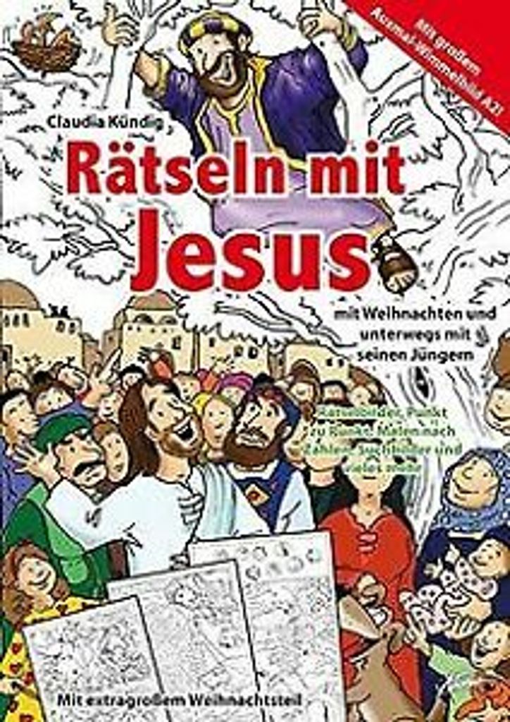 Rätseln mit Jesus: mit Weihnachten und unterwegs mi... Book