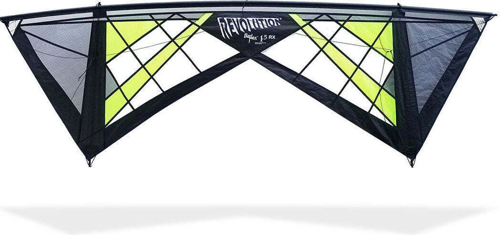 Lenkdrachen Revolution 1.5 Reflex RX Spider Web (vented) lime VSRV00223 Limone 236 x 79 cm