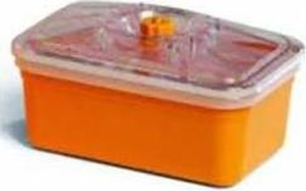 Reber 6750A Lebensmittelaufbewahrungsbehälter Rechteckig Box Orange, Transparent 1 Stück(e)