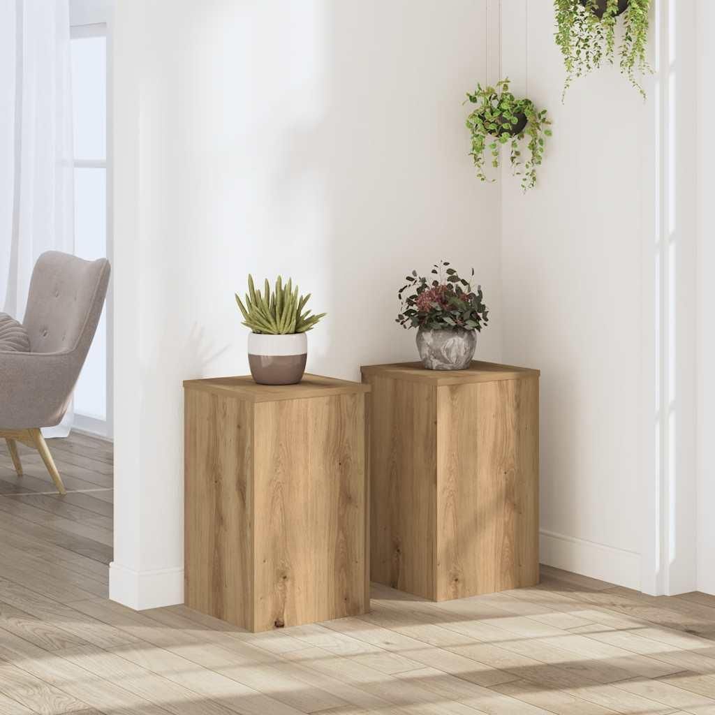 Vidaxx Pflanzenständer 2 Stück 30x30x50 cm Holz Produktbild 