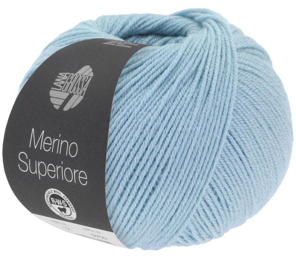 Lana Grossa - Merino Superiore 0024 hellblau Produktbild 