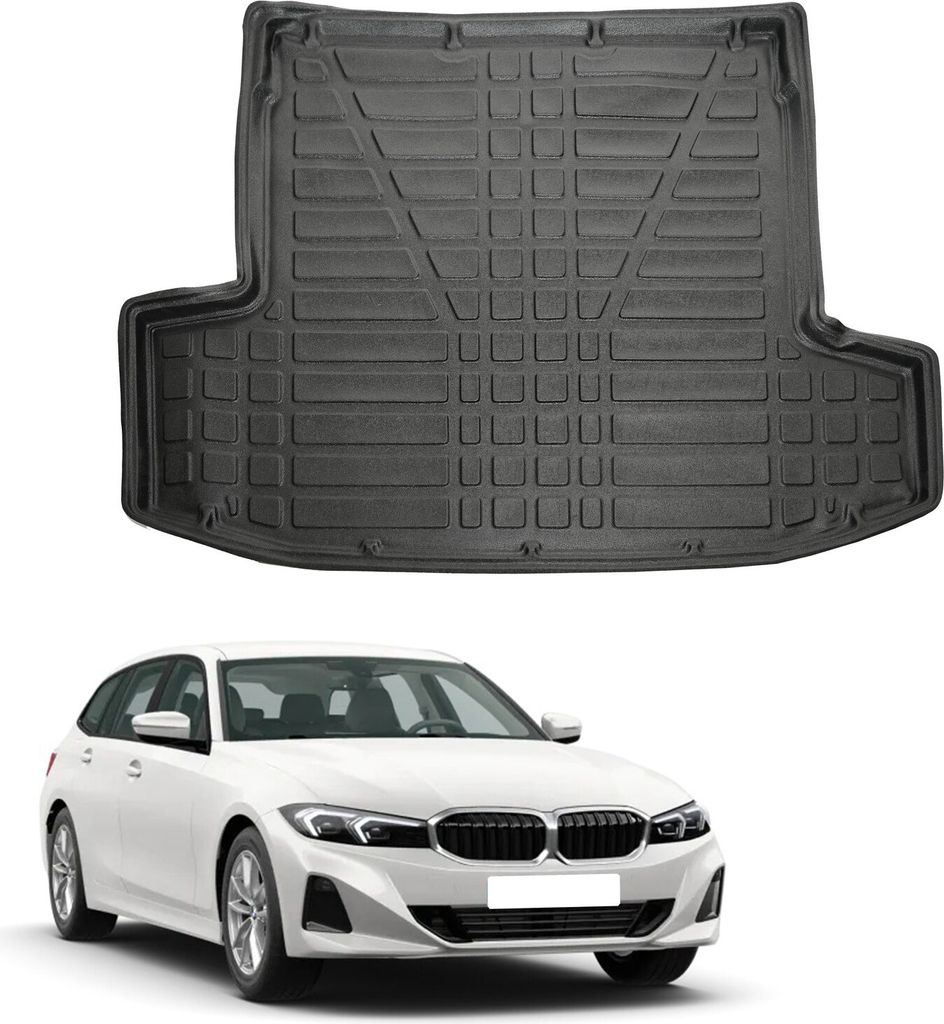 SCOUTT | Kofferraumwanne Laderaumwanne Kompatibel mit BMW 3 Produktbild 