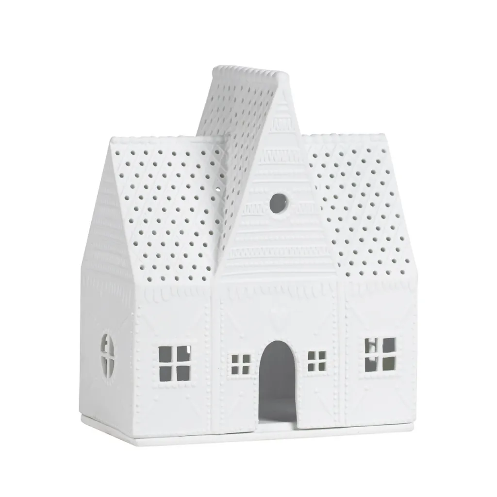Maison pain d'épices lumineuse durable : déco de Noël sans miettes