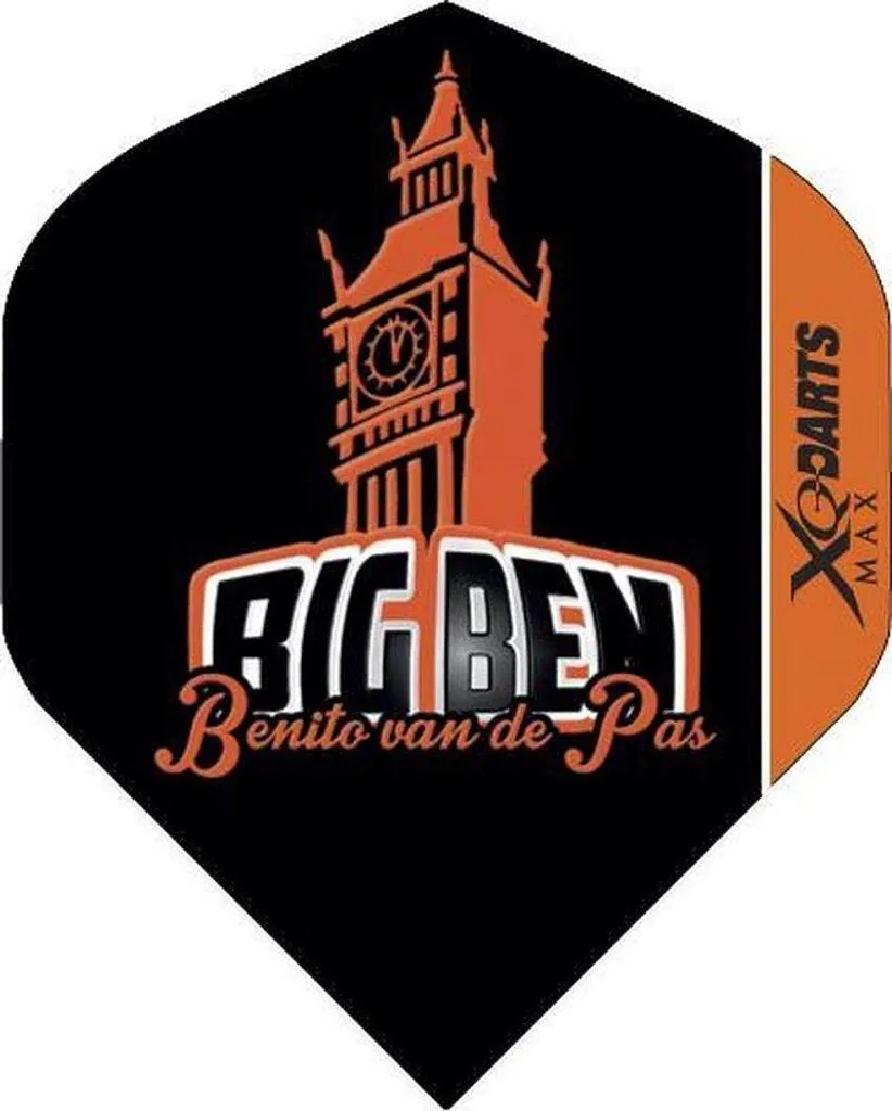 Kit de fléchettes Letky XQ MAX Big Ben Original - Pack de 300 unités