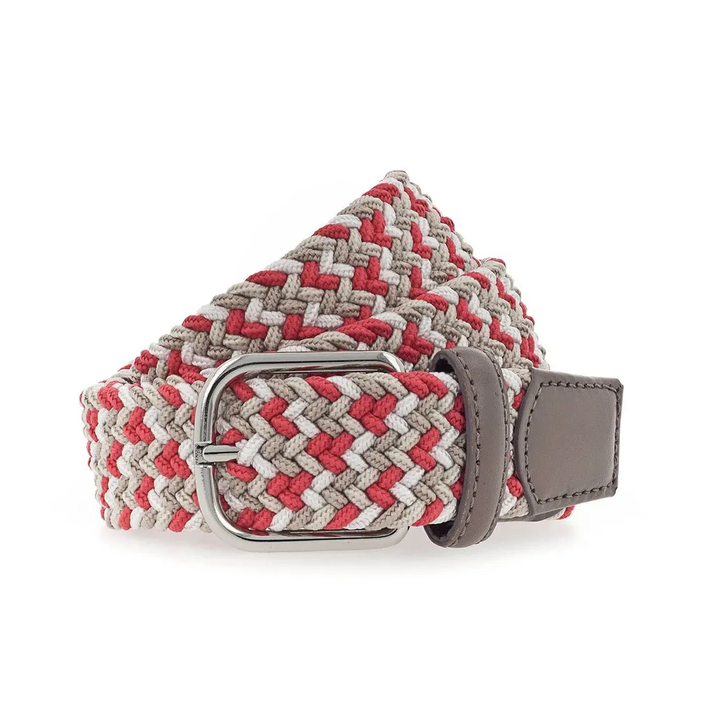 Cintura Vanzetti Donna Regolabile W95 Multicolore Corallo e Bianco