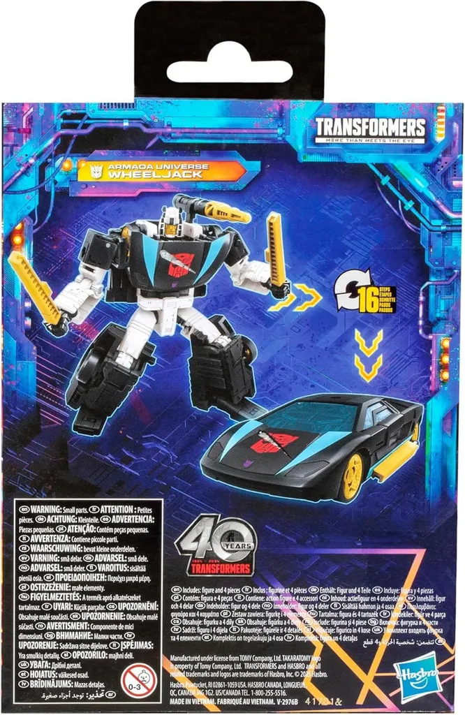 Jouet Robot Transformers Wheeljack Armada Deluxe 14cm Collection United - 15