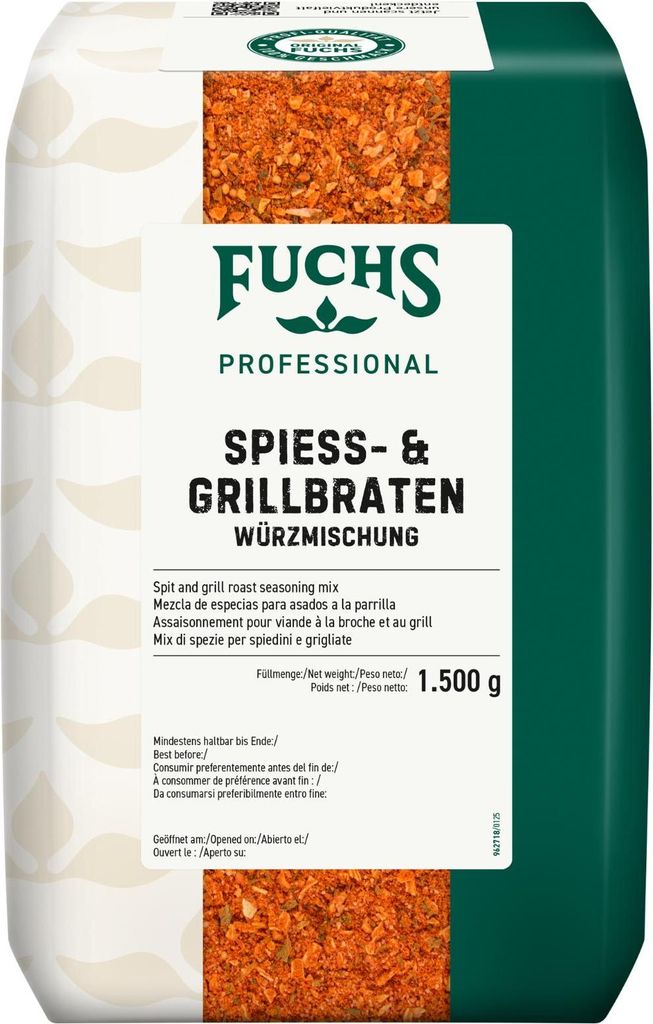 Fuchs Foodservice Spiess- und Grillbraten Würzmischung Packung 1500g