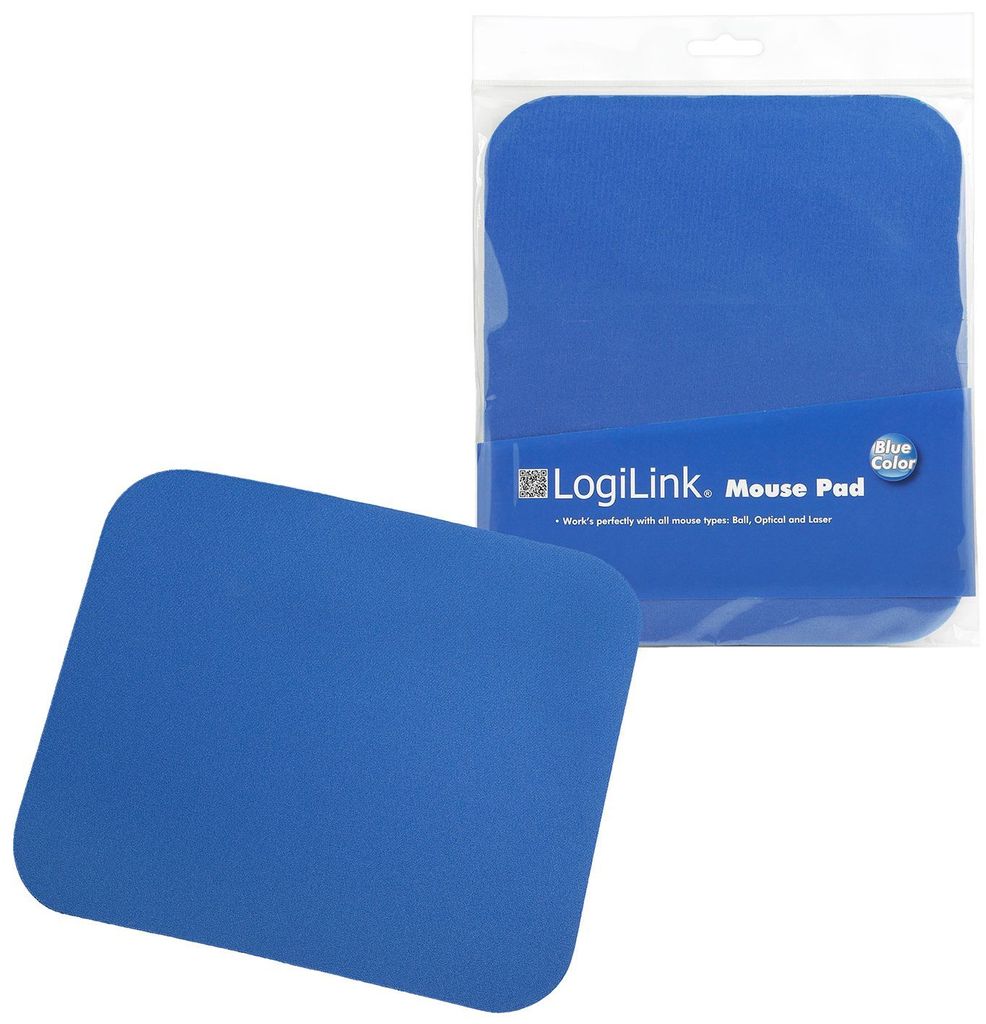 Logilink Mauspad 3x220x250mm blau Image du produit 