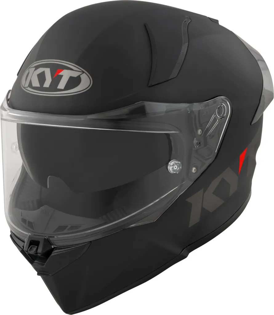 Casque KYT R2R Silencieux Noir Mat XS - Réduit Fatigue et Bruit de Vent