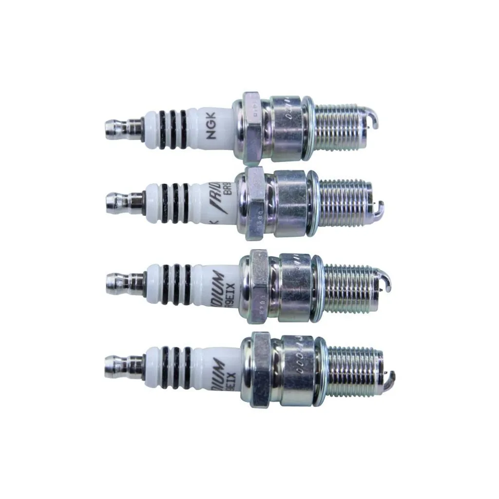 Bougie d'allumage NGK BR9EIX Iridium 3981 haute performance - Lot de 4