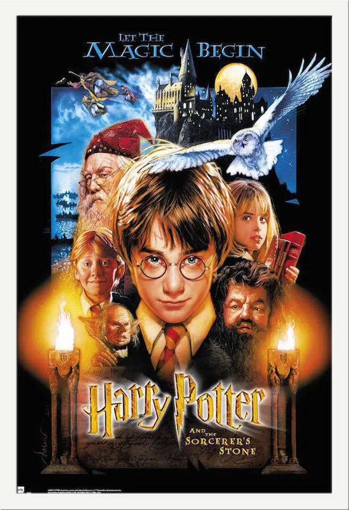 Poster Harry Potter Cornice Shinsuke Bianca MDF - Arredo Urbano